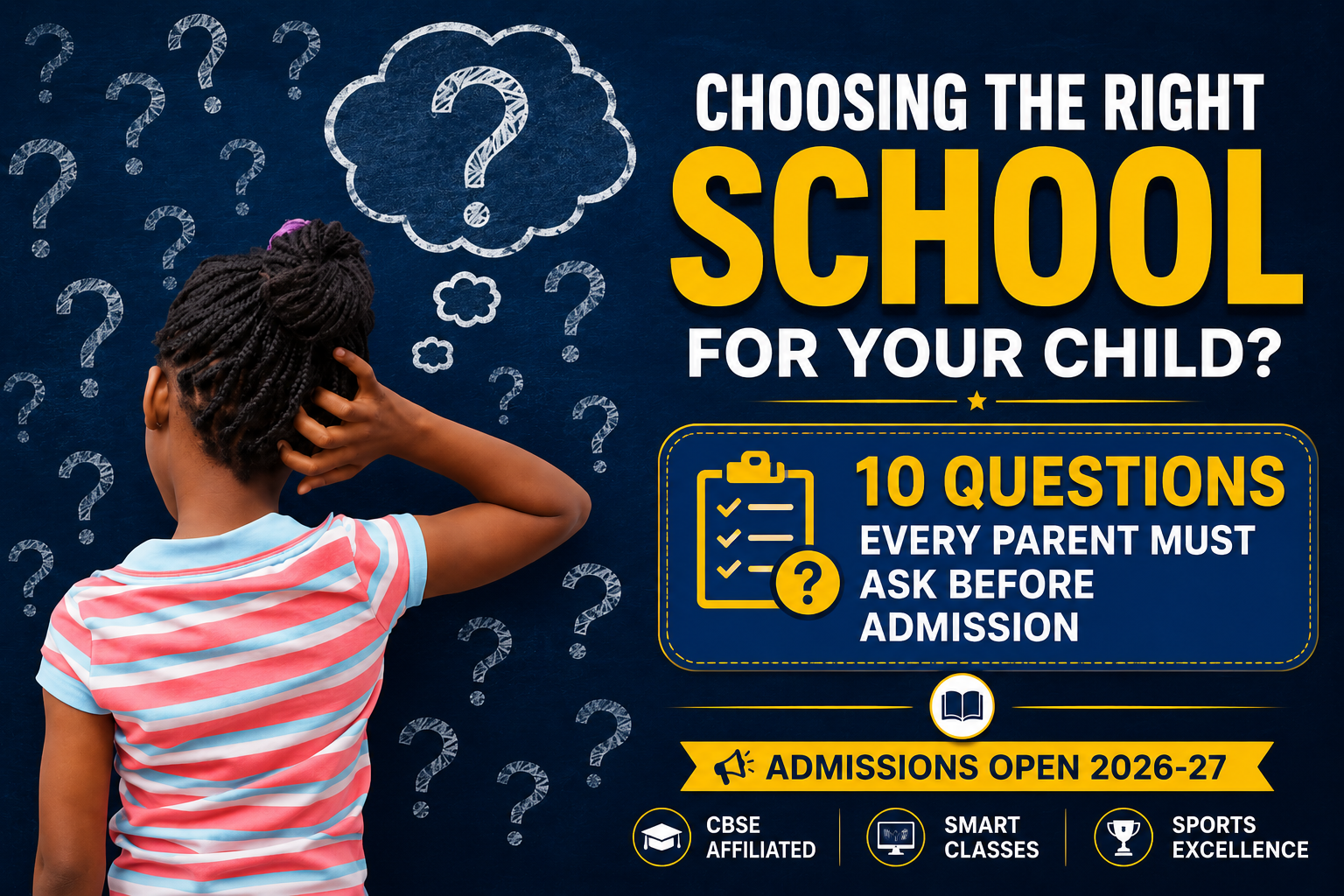 Choosing the Right School for Your Child: 10 Questions Every Parent Must Ask Before Admission